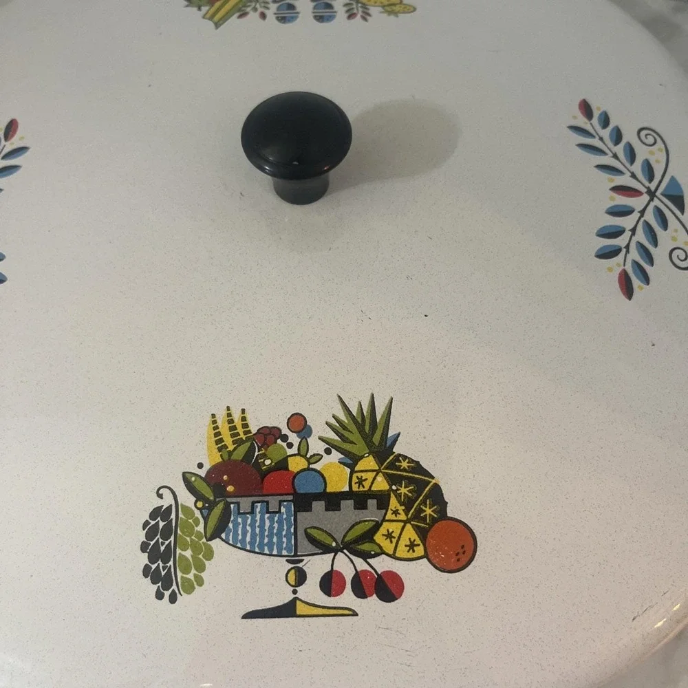 Vintage Enamel Berggren Dutch Oven‎ Replacement Lid Only 10